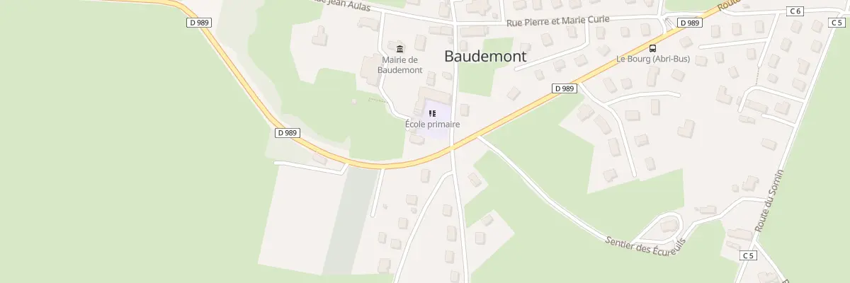 Plan du 2 Rte du Brionnais à Baudemont