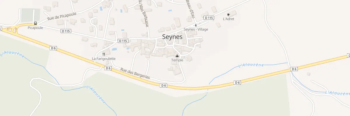 Plan du 353 Rue des Bergeries à Seynes