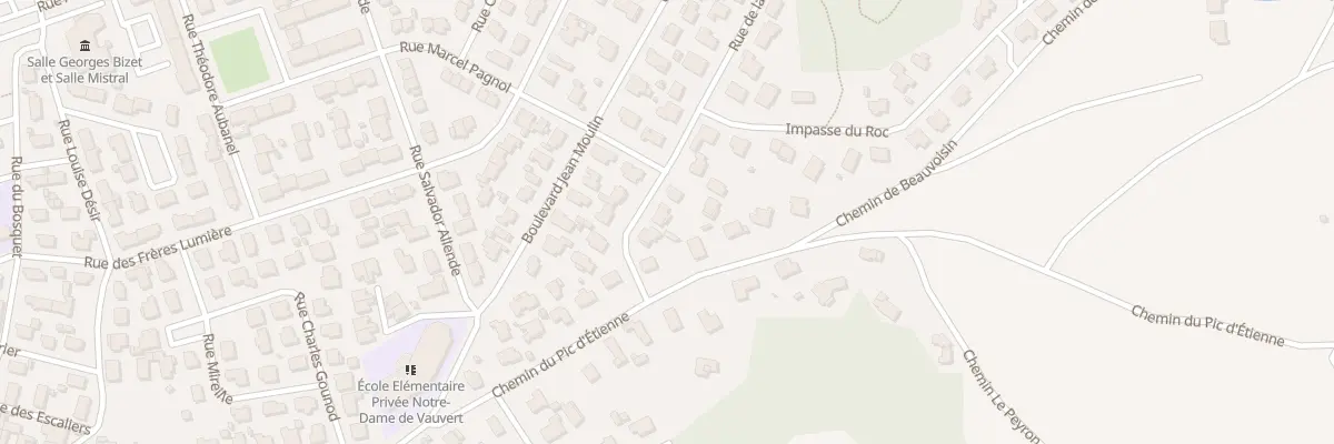 Plan du 4 Rue de la Garenne à Vauvert