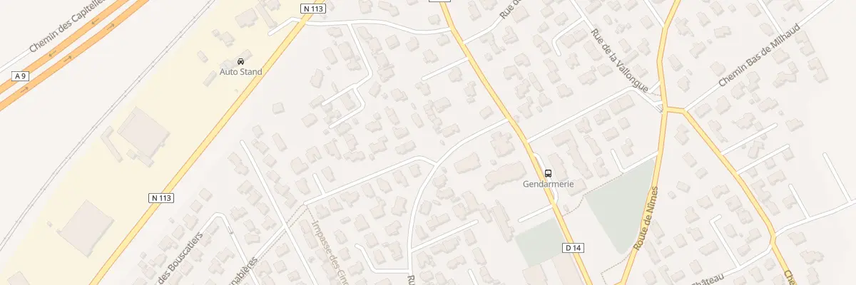 Plan du 6T Rue de la Croix du Vent à Bernis