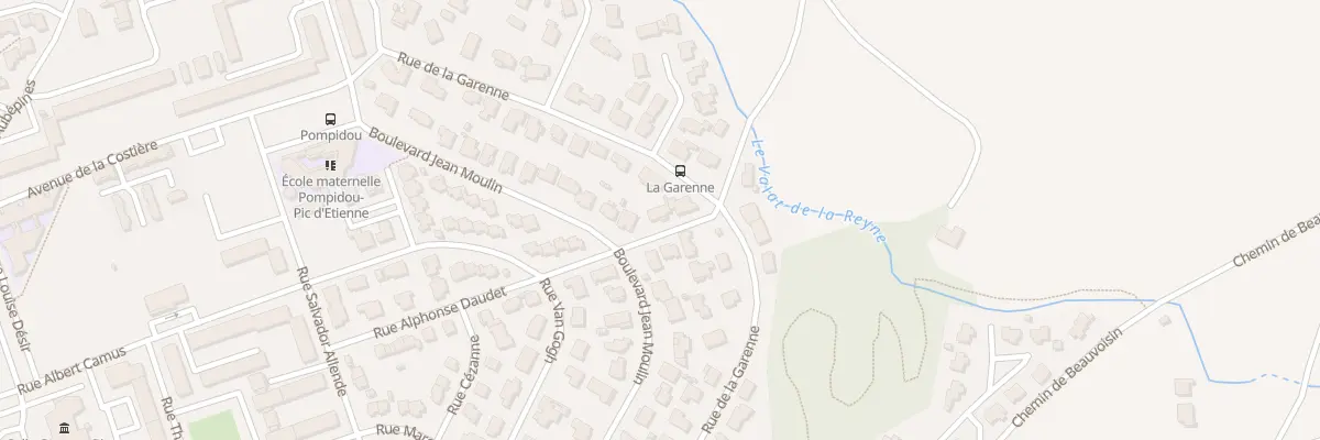 Plan du 15 Rue Alphonse Daudet à Vauvert