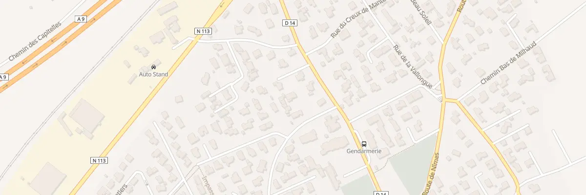 Plan du 4 Rue de la Croix du Vent à Bernis