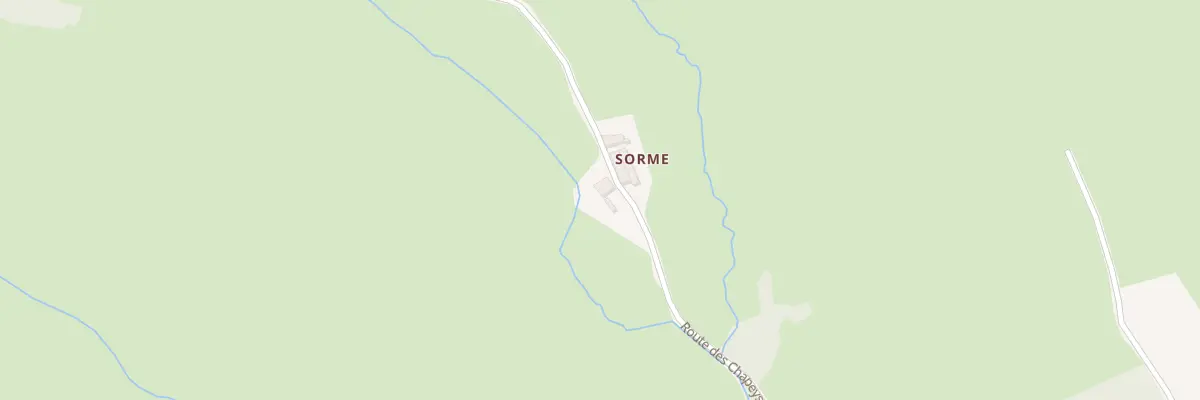 Plan du 1249 Rte des Chapeys à Charmoy