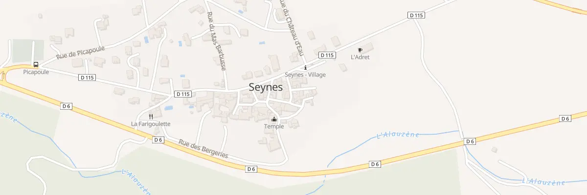 Plan du 2 Rue des Aires à Seynes