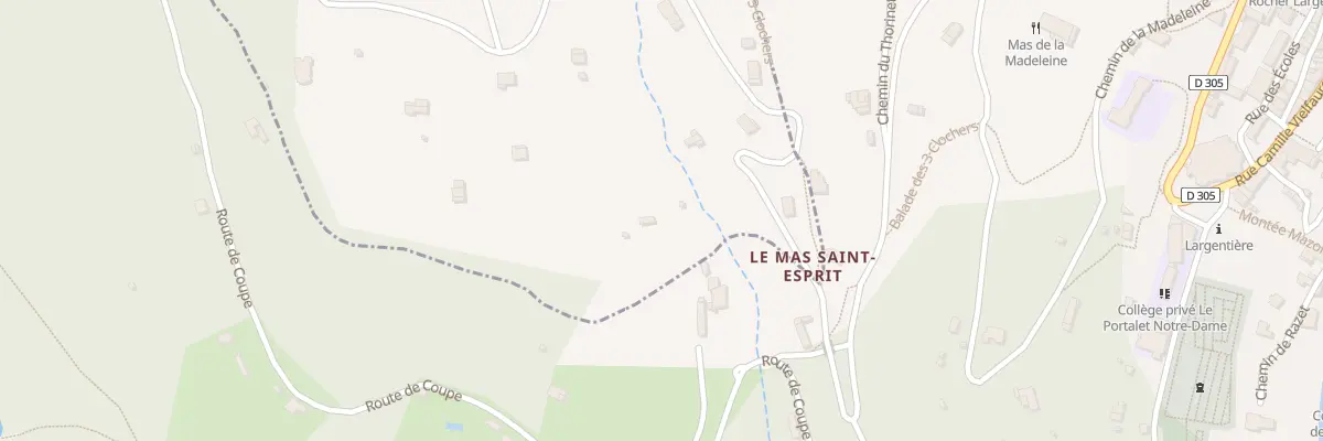 Plan du 5677 Le Mas Saint Esprit à Tauriers