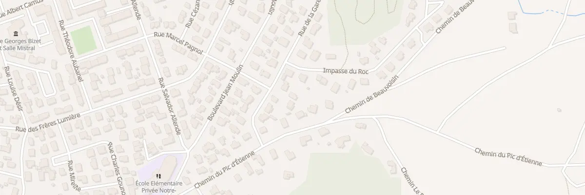 Plan du 10 Rue de la Garenne à Vauvert