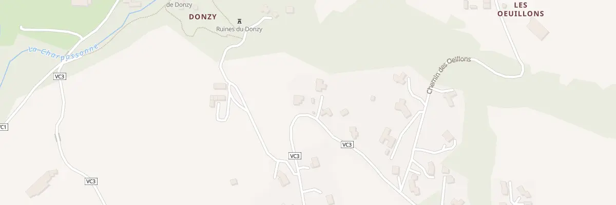 Plan du 587 Rte du Dachon à Salt-en-Donzy