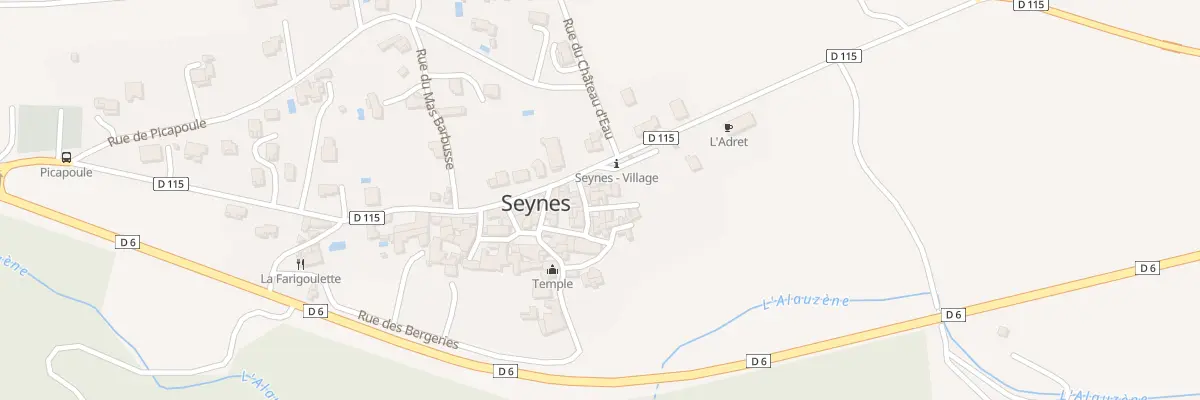 Plan du 5006 Le Village à Seynes
