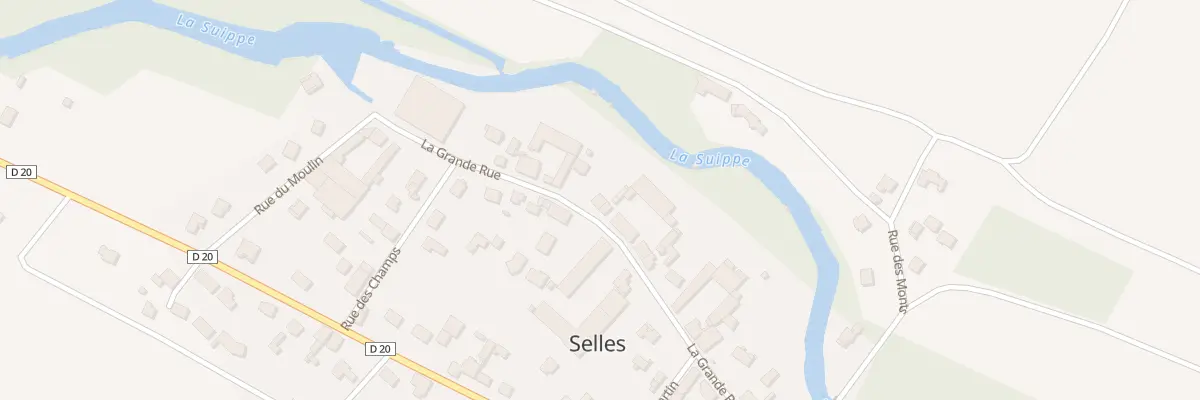 Plan du 19 Gr Grande Rue à Selles
