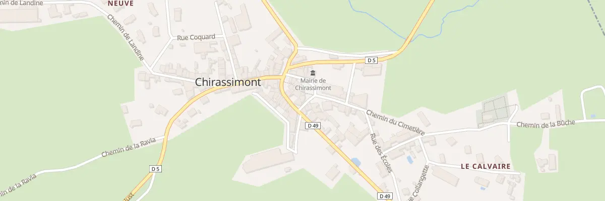 Plan du 81 Pl de l’Eglise à Chirassimont