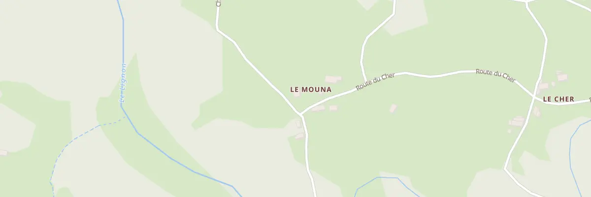 Plan du 992 Rte du Cher à Tence
