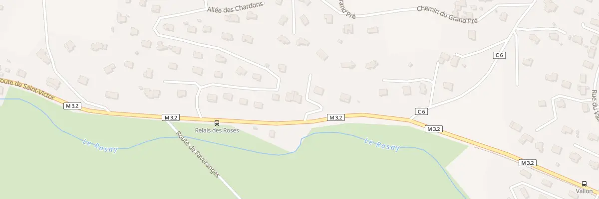 Plan du 9042 All du Relais à Saint-Étienne