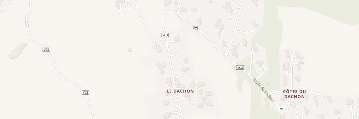 Plan du 398 Rte du Dachon à Salt-en-Donzy