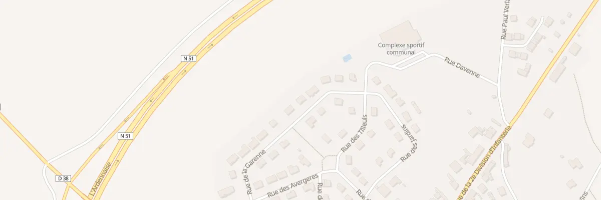 Plan du 16 Rue de la Garenne à Tagnon
