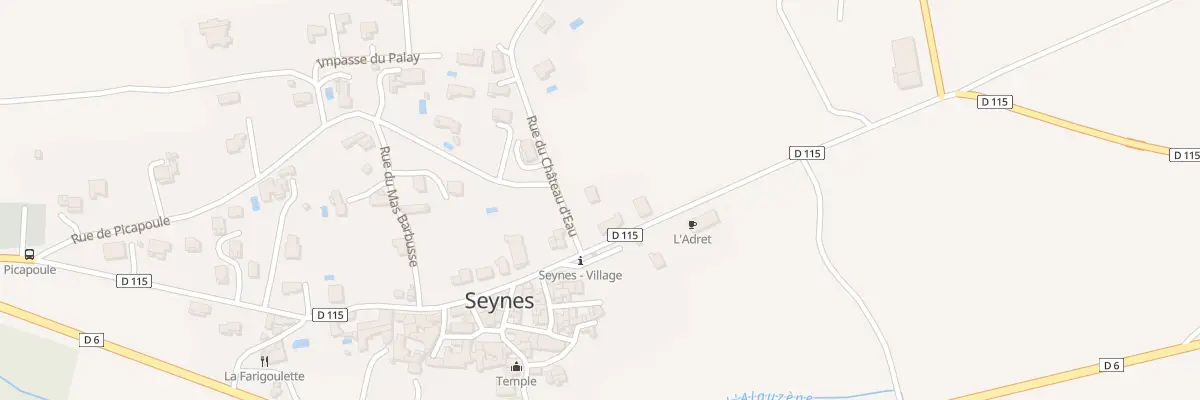 Plan du 5047 Au Plantier à Seynes