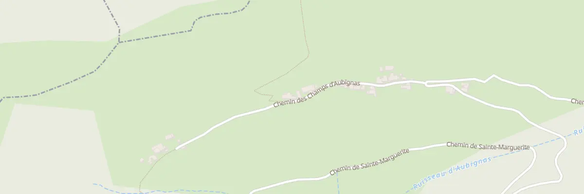 Plan du 250 Champs d’Aubignas à Chirols