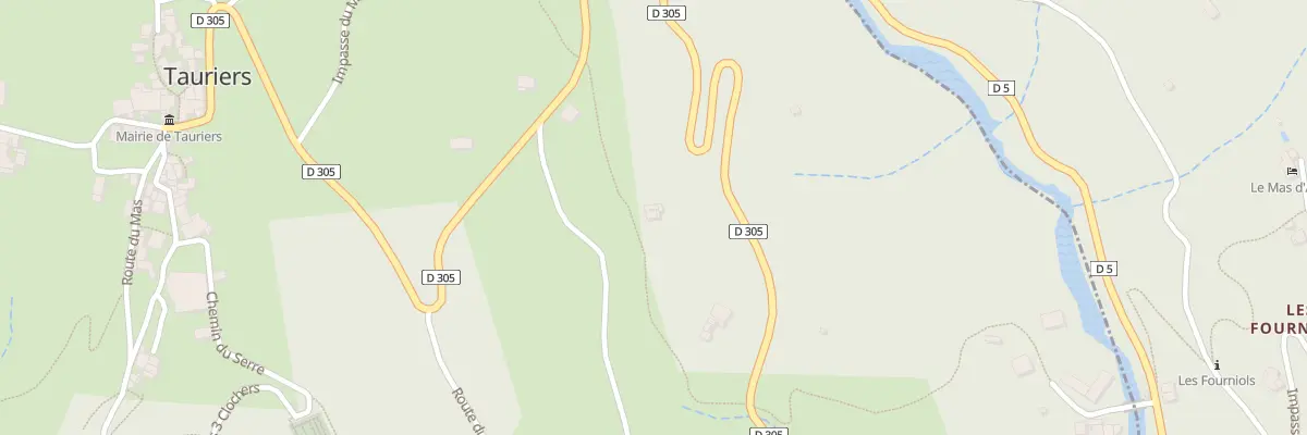 Plan du 5680 Les Bessons à Tauriers