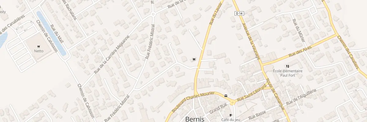 Plan du 2 Rue des Violettes à Bernis