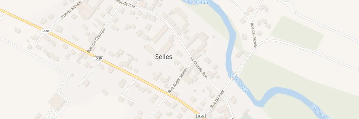 Plan du 10 Gr Grande Rue à Selles