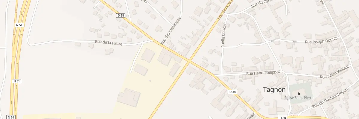 Plan du 55 Rue de la 2e Di à Tagnon