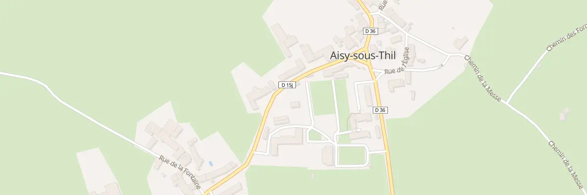 Plan du 3 Rue d’Amont à Aisy-sous-Thil