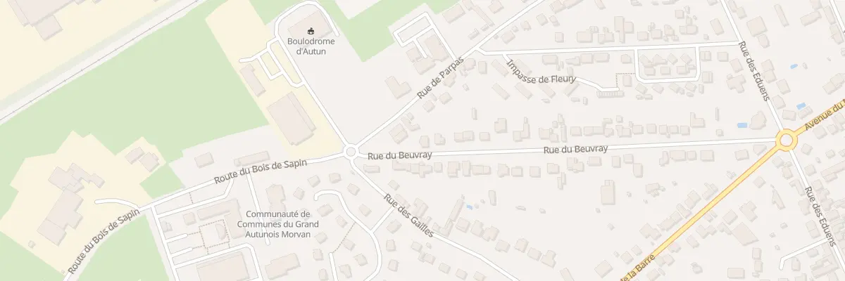 Plan du 42 Rue du Beuvray à Autun