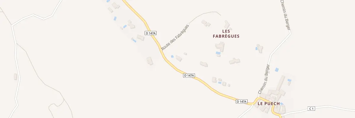 Plan du 260 Rte du Puech à Bouquet