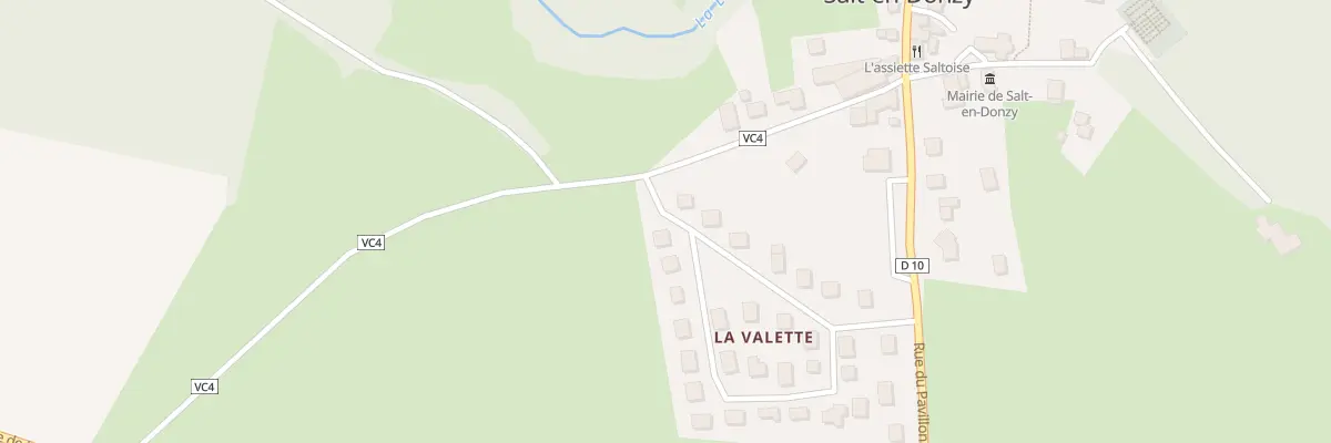Plan du 5016G La Valette à Salt-en-Donzy