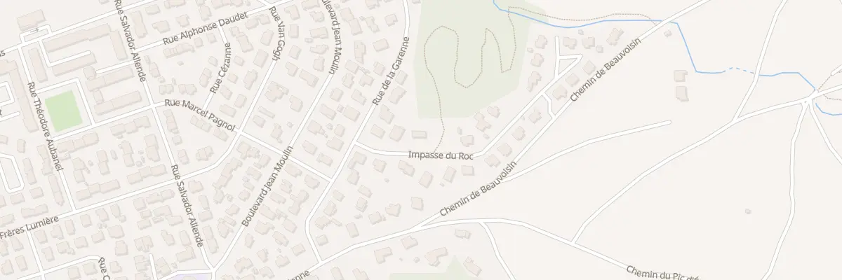 Plan du 3 Imp du Roc à Vauvert