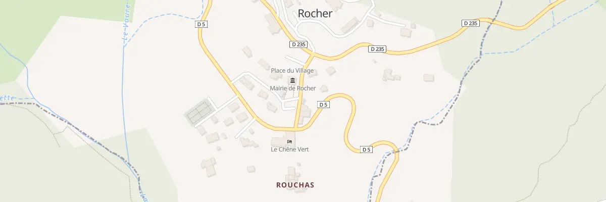 Plan du 5165 Che de Rouchas à Rocher
