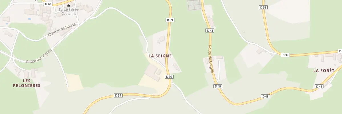 Plan du 315 Rte de Cuinzier à Arcinges