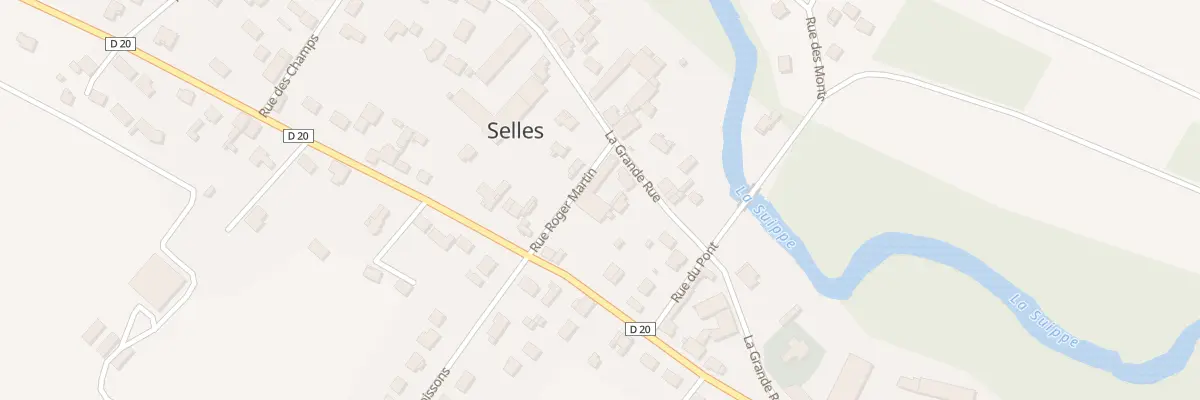 Plan du 8 Gr Grande Rue à Selles