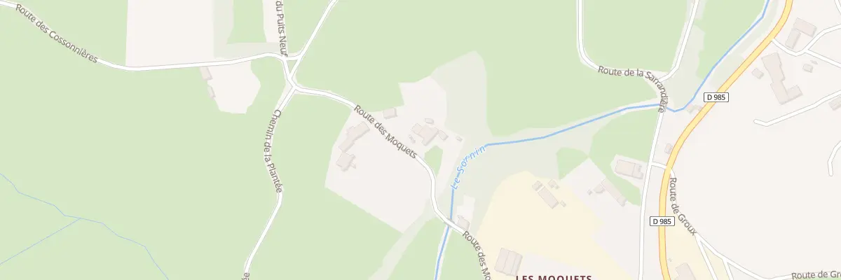Plan du 450 Rte des Moquets à La Chapelle-sous-Dun