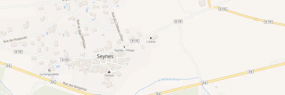 Plan du 5045 La Graviere à Seynes