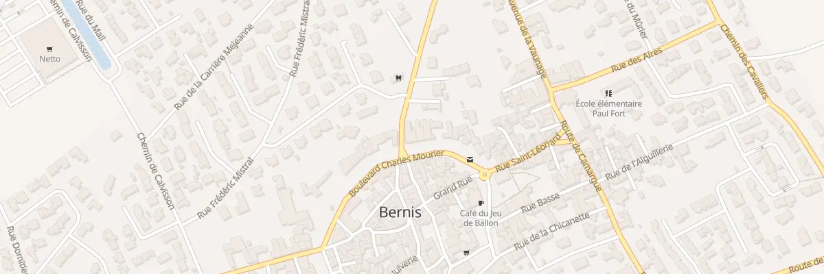 Plan du 2 Rue du Lavoir à Bernis