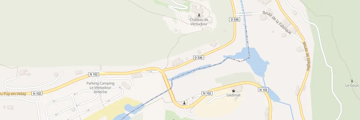 Plan du 4950 Rte de la Fontaulière à Meyras