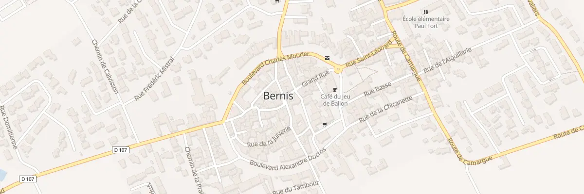 Plan du 11 Gr Grand Rue à Bernis