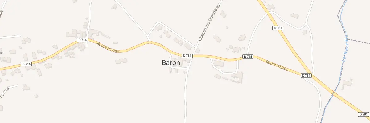Plan du 69 Che du Mas de Sarrel à Baron