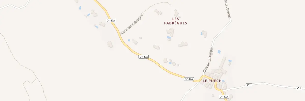 Plan du 250 Rte du Puech à Bouquet