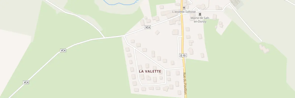 Plan du 5015A La Valette à Salt-en-Donzy