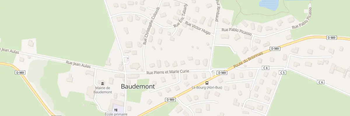 Plan du 8 Rue Pierre et Marie Curie à Baudemont