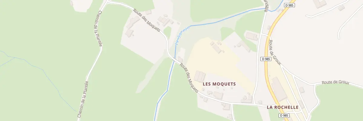 Plan du 310 Rte des Moquets à La Chapelle-sous-Dun