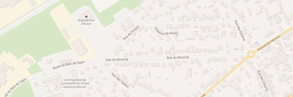 Plan du 36 Rue du Beuvray à Autun
