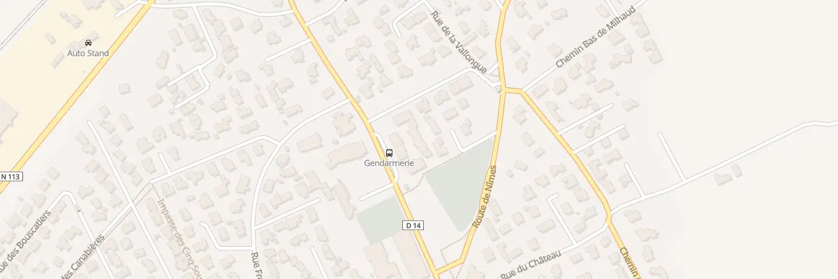 Plan du 2 Rue Bernard Moal à Bernis