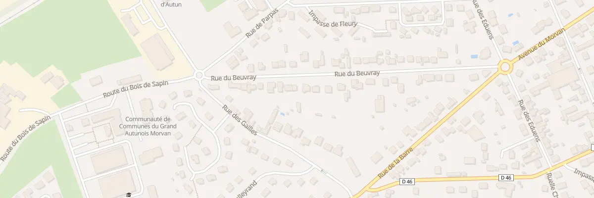 Plan du 29B Rue du Beuvray à Autun