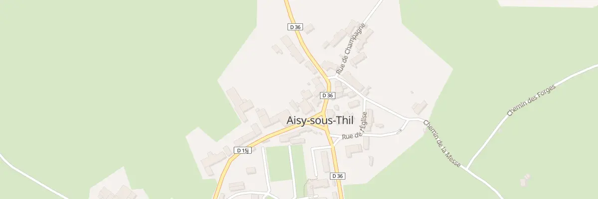 Plan du 4 Rue d’Amont à Aisy-sous-Thil