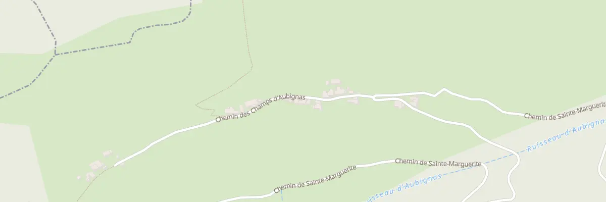 Plan du 5555 Aubignas à Juvinas