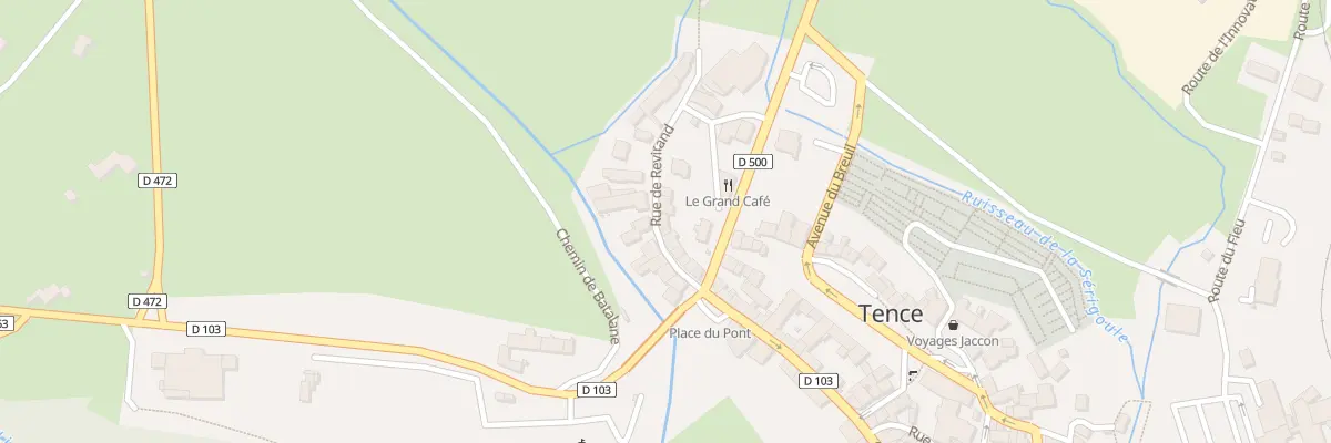 Plan du 14 Rue de Revirand à Tence