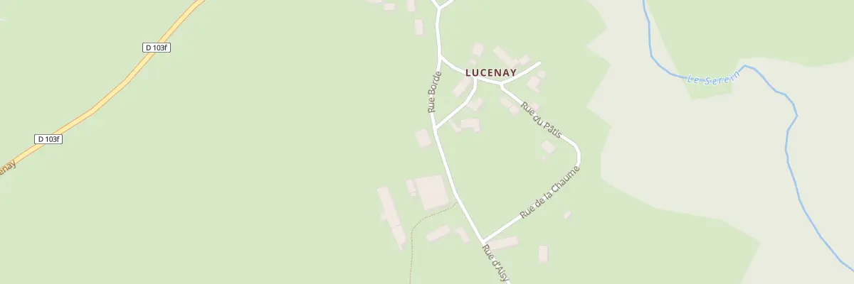 Plan du 2 Rue d’Aisy au Val-Larrey