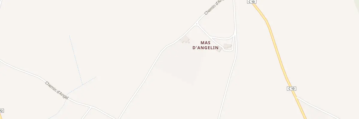 Plan du 201 Che d’Angel à Vauvert